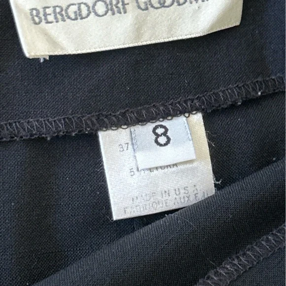 Theory for Bergdorf Goodman black maxi skirt. Side slits/wool blend/vintage 6/8